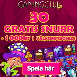 Casino bonus och free spins hos GamingClub!