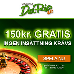 150kr gratis casino bonus hos Casino Del Rio